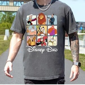 NWOT Comfort Colors Disney Dad Tee
